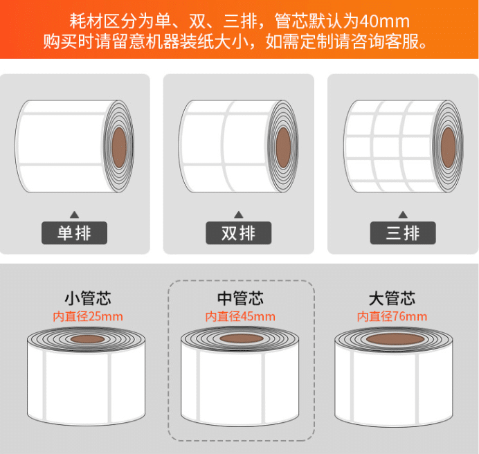 双层铜版纸三层不干胶标签纸