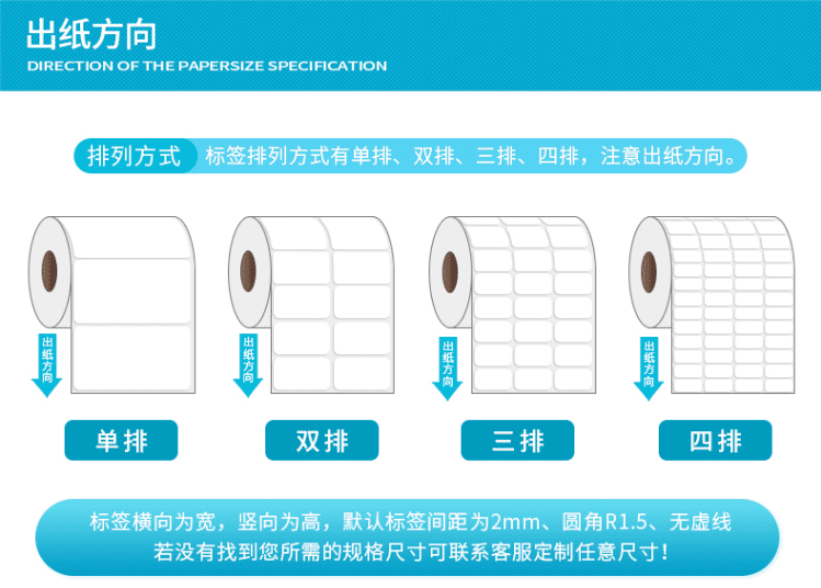 铜版不干胶标签纸